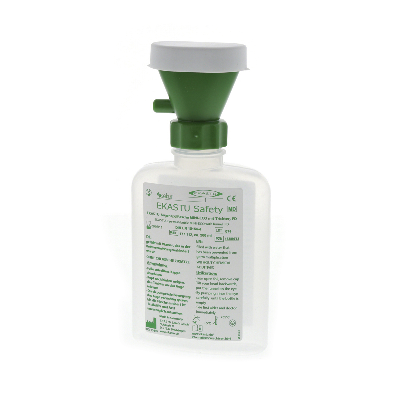 EKASTU-Augenspülflasche MINI-ECO mit Trichter, FD EKASTU-Augenspülflasche MINI-ECO mit Trichter, FD