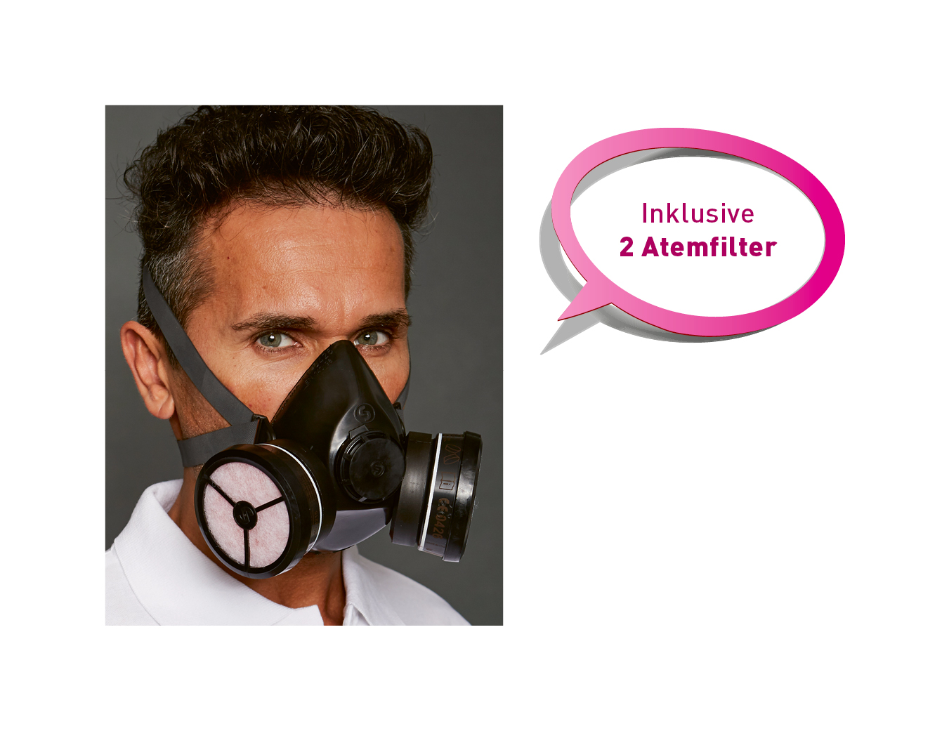433396 Halbmaske Polimask DUPLO Combi A1-P1NR